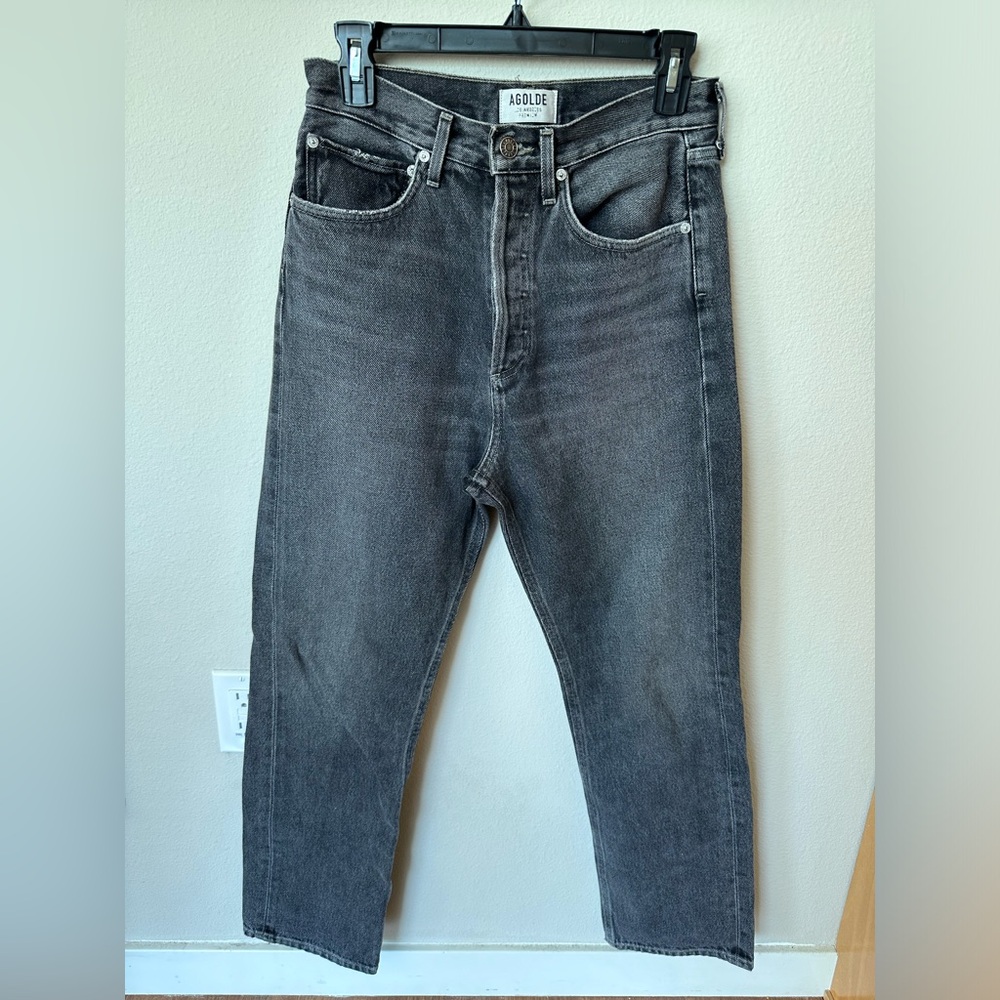 AGOLDE gray jeans
